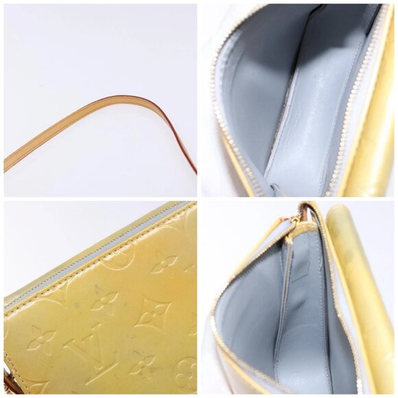 LOUIS VUITTON Monogram Vernis Motto Accessory Pouch Gris M91030 LV Auth ep10575 - Picture 15 of 16